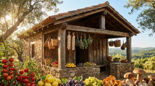 Horta: esta cabana de madeira sem eletricidade salva suas colheitas de tomates, frutas e cogumelos durante todo o inverno